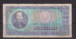 ROMANIA - 1966 100 Lei Circulated Banknote - Roumanie