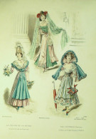 Gravure De Mode Revue De La Mode Gazette 1897 Travestissements N°51 - Antes De 1900