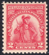 !a! USA Sc# 0657 MNH SINGLE (a3) - Sullivan Expedition - Neufs