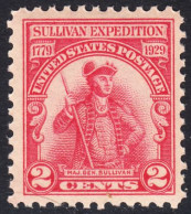 !a! USA Sc# 0657 MNH SINGLE (a4) - Sullivan Expedition - Nuevos