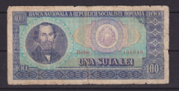 ROMANIA - 1966 100 Lei Circulated Banknote - Rumania