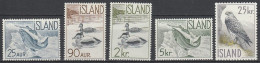 Iceland      .       Yvert    .     294/298      .     **      .      MNH - Ongebruikt