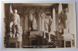 ROYAUME-UNI - PAYS DE GALLES - CARDIFF - City Hall - Marble Statuary At The Marble Hall - Caernarvonshire
