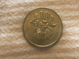 Münze Münzen Umlaufmünze Zypern 10 Cent 2004 - Cipro