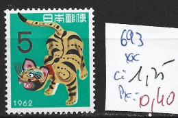 JAPON 693 ** Côte 1.25 € - Unused Stamps