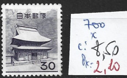 JAPON 700 * Côte 8.50 € - Unused Stamps