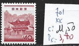 JAPON 701 ** Côte 11.50 € - Unused Stamps