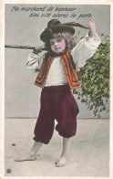 ENFANTS - Au Marchand De Bonheur Bien Vite Ouvrez La Porte - Colorisé - Petit Paysan - Carte Postale Ancienne - Sonstige & Ohne Zuordnung