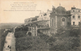 FRANCE - Saint Germain En Laye - Le Pavillon Henri IV - Hôtel Restaurant - Chauffage Central - Carte Postale Ancienne - St. Germain En Laye