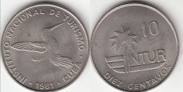 Cuba 10 Centavos 1981 KM#415.1 - Used - Kuba