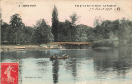 FRANCE - Seine Fort - Vue Prise Sur La Seine - Le Passeur - Barque - Carte Postale Ancienne - Other & Unclassified