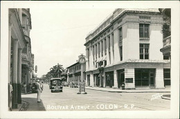 PANAMA - BOLIVAR AVENUE - COLON - FOTO FLATAU - RPPC POSTCARD - 1930s (17752) - Panama