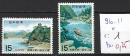 JAPON 910-11 * Côte 1 € - Neufs