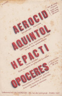 BUVARD & BLOTTER - Pharmacie - AEROCID  - Laboratoire De L'AEROCID - 20 Rue Stalingrad PARIS (VIIIème) - Produits Pharmaceutiques