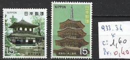 JAPON 933-34 * Côte 1.60 € - Unused Stamps