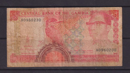 GAMBIA - 1991-95 5 Dalasis Circulated Banknote - Gambie