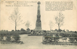  51  CHAMPIGNY LA BATAILLE   Le Monument Commémoratif - Champigny