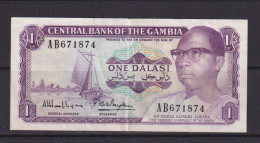 GAMBIA - 1972-86 1 Dalasi Circulated Banknote - Gambia