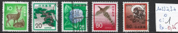 JAPON 1033 à 37 Oblitérés Côte 1 € - Used Stamps