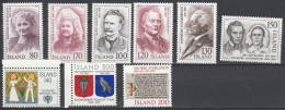 Iceland      .       Yvert    .     9  Stamps      .     **      .      MNH - Neufs