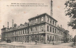 FRANCE - Reims - L'hôtel De Ville - Façades Rue Des Consuls Et De La Grosse écritoire - Carte Postale Ancienne - Reims