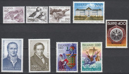 Iceland      .       Yvert    .     9  Stamps      .     **      .      MNH - Ungebraucht