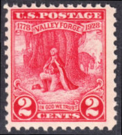 !a! USA Sc# 0645 MNH SINGLE (a3) - Valley Forge - Neufs