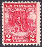 !a! USA Sc# 0645 MNH SINGLE (a4) - Valley Forge - Neufs