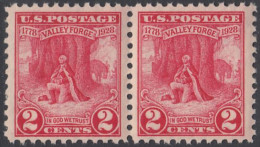 !a! USA Sc# 0645 MNH Horiz.PAIR (a1) - Valley Forge - Unused Stamps