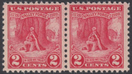 !a! USA Sc# 0645 MNH Horiz.PAIR (a3) - Valley Forge - Neufs