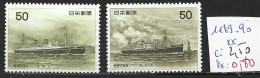 JAPON 1189-90 ** Côte 2.50 € - Nuovi