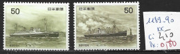 JAPON 1189-90 ** Côte 2.50 € - Neufs