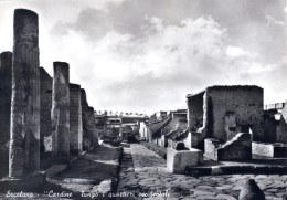 Italie. Ercolano. "cardine" Lungo E Quartieri Occidentali. Carte Moderne - Ercolano