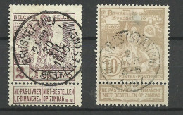 Belgique   N° 72  Et 85       Oblitérés  B/ TB   Voir Scans  Soldé ! ! ! - 1894-1896 Ausstellungen