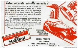 32 - VIC FEZENSAC - CITROEN - Carte Postale Pub.- Garage Citroën Louis Fourés - - Vic-Fezensac