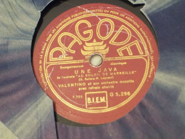 DISQUE 78 TOUR DE L OPERETTE AU SOLEIL DE MARSEILLE DE VALENTINO 1937 - 78 T - Grammofoonplaten