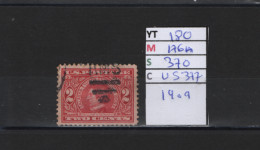 PRIX FIXE Obl 180 YT 176A MIC 370 SCOT US377 GIB W. H. Seward 1909 Etats Unis 58/06 - Used Stamps