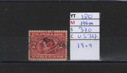 PRIX FIXE Obl 180 YT 176A MIC 370 SCOT US377 GIB W. H. Seward 1909 Etats Unis 58/06 - Used Stamps