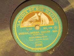 DISQUE VYNIL 78 TOURS RUMBA ET  BOLERO RICO S CREOLE BAND 1947 - 78 T - Discos Para Fonógrafos