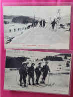 5 Cartes Sur Le Ski  Et Le Patinage En Hiver , Dans Les Vosges  , Prix Sympa , Pas D'offre Inferieure Accepte - Other & Unclassified