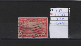 PRIX FIXE Obl 181 YT 177A MIC 372 SCOT 379 GIB Le Clermont & Le Halve Moen 1909 Etats Unis 58/06 Dentelé 3 Cotés - Used Stamps