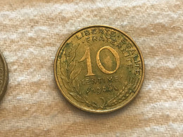Münze Münzen Umlaufmünze Frankreich 10 Centimes 1966 - 10 Centimes