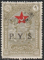 Türkei, 1936, Zwangszuschlagsmarke C : Mi. Nr. 36, 1 Ghr. Kinderhilfe Mit Aufdruck „P.Y.S.“  Gestpl./used - Usati