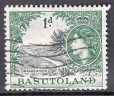 Basutoland 1954 Single 1d Stamp From The Queen Elizabeth Definitive Set In Fine Used. - 1933-1964 Kronenkolonie