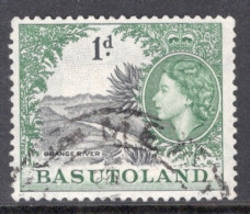 Basutoland 1954 Single 1d Stamp From The Queen Elizabeth Definitive Set In Fine Used. - 1933-1964 Kronenkolonie