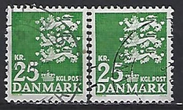 Denmark 1962  Three Lions (o) Mi.399 X+y - Usado