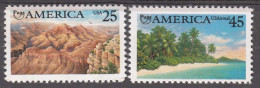United States 1990  Mountains  Michel 2111-12  MNH 30979 - Montagnes