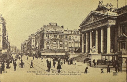 Brussel Boulvard Anspach Et La Bourse - Prachtstraßen, Boulevards