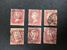 Grande Bretagne Oblitérés N YT 26 Pl 155,56,57,58,59,60 - Used Stamps