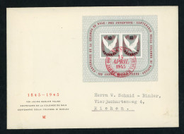Schweiz Block Nummer 12 FDC Ersttagsbrief - Unused Stamps